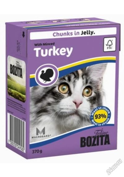 Лот: 5562197. Фото: 1. Консервы Bozita Feline Minced... Корма