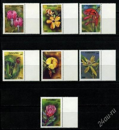 Лот: 2263750. Фото: 1. танзания 1994 флора. Марки