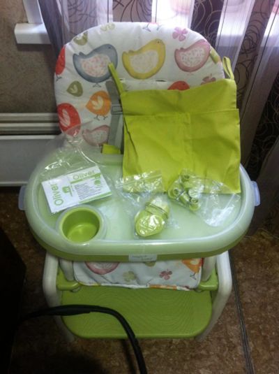 Лот: 6780430. Фото: 1. Стульчик для кормления HAPPY BABY... Стульчики для кормления