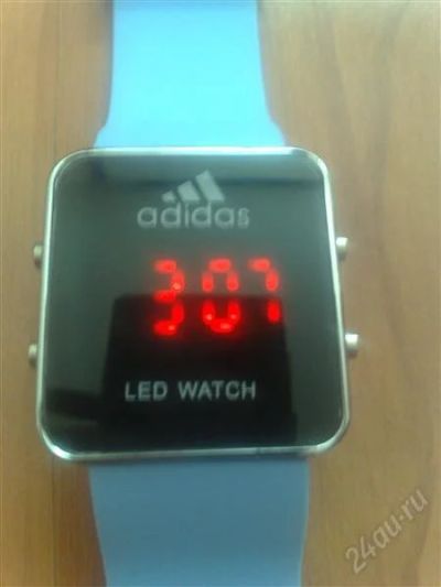 Лот: 914452. Фото: 1. ЧАСЫ ADIDAS -BIG SCREEN голубой... Оригинальные наручные часы