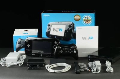 Лот: 5318599. Фото: 1. Wii U Premium Pack EUA 32Гб Black... Игровые приставки, консоли