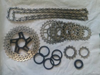 Лот: 10455791. Фото: 1. Кассета Sram PG-1050 11-34 + цепь... Запчасти