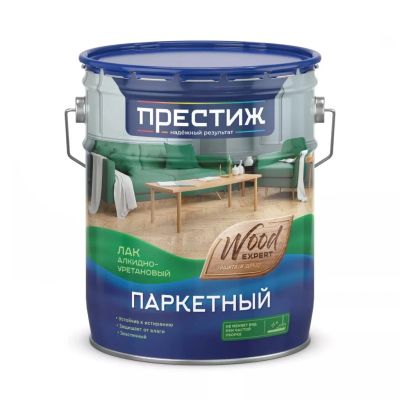 Лот: 24083469. Фото: 1. Лак Престиж, паркетный, глянцевый... Краски, лаки, растворитель