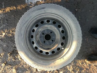 Лот: 3382169. Фото: 1. Бриджстоун 175*65 на штамповках... Шины на дисках