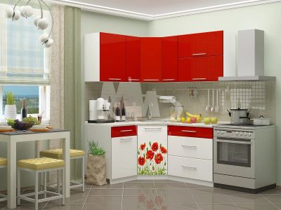 Лот: 9352006. Фото: 1. Кухонный гарнитур угловой МДФ... Кухонные гарнитуры