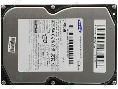Лот: 5871003. Фото: 1. Жесткий диск Samsung SP0802N неисправен. Жёсткие диски (HDD)