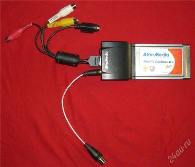 Лот: 1015695. Фото: 1. PCM CIA ТВ-тюнер AverMedia для... ТВ-тюнеры и карты захвата