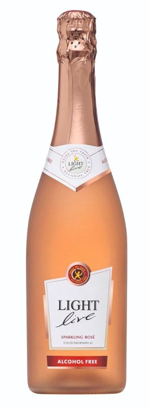 Лот: 15304607. Фото: 1. LIGHT live Sparkling Rose - безалкогольное... Напитки