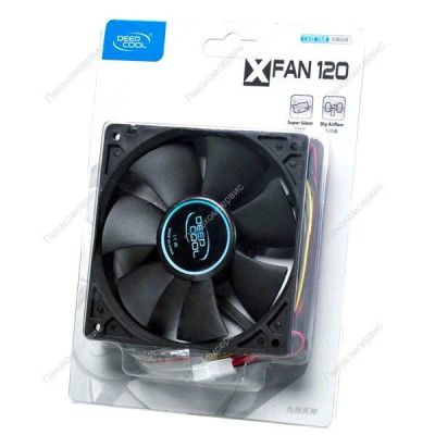 Лот: 17340101. Фото: 1. Вентилятор Deepcool XFAN 120 120x120x25мм. Корпуса, элементы оформления