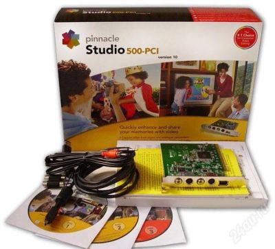 Лот: 105915. Фото: 1. Pinnacle Studio 500-PCI <RTL... ТВ-тюнеры и карты захвата
