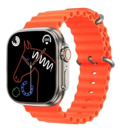 Лот: 20327293. Фото: 1. Смарт-часы Charome T8 Ultra Оранжевые... Смарт-часы, фитнес-браслеты, аксессуары