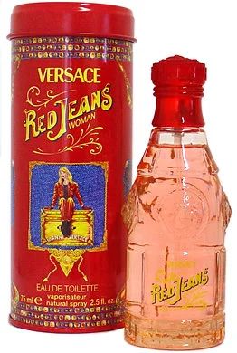 Лот: 13914635. Фото: 1. Versace woman (j) Red Jeans Туалетная... Женская парфюмерия