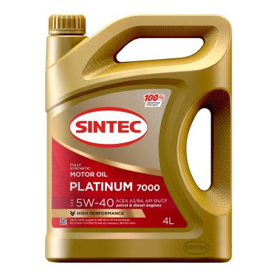 Лот: 14813716. Фото: 1. Моторное масло Sintec Platinum... Масла, жидкости