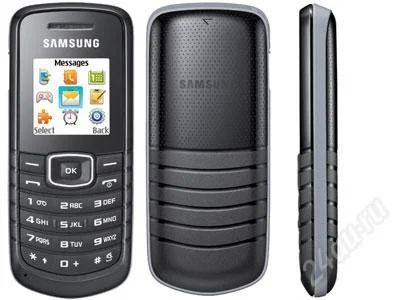 Лот: 1921373. Фото: 1. Samsung GT-E1080i Black. Кнопочные мобильные телефоны