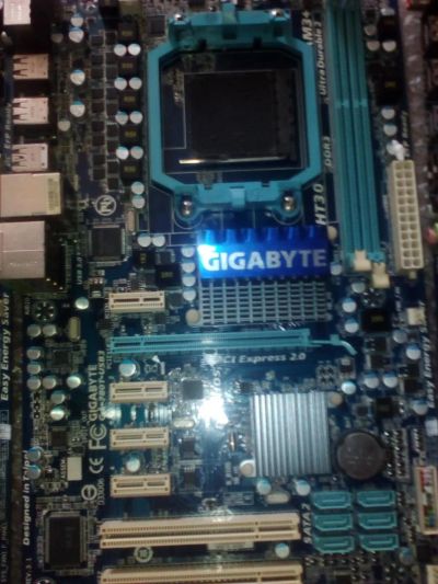Лот: 8907973. Фото: 1. Материнская плата Gigabyte GA-MA780T-USB3... Материнские платы