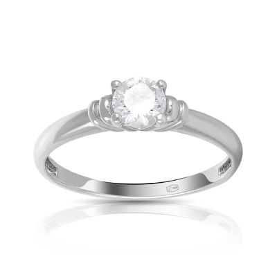 Лот: 23854272. Фото: 1. Кольцо TALANT из серебра с фианитами. Кольца, перстни