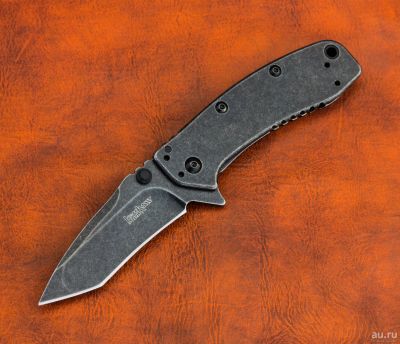 Лот: 7274426. Фото: 1. Kershaw Cryo II Tanto Blackwash... Ножи, топоры
