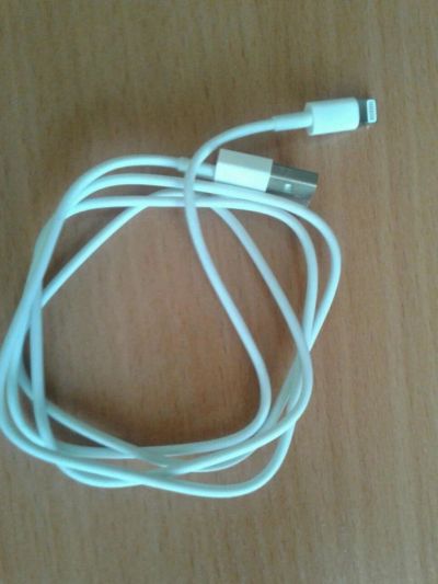 Лот: 6710473. Фото: 1. Провод apple iphone 5 , 1 метр... Дата-кабели, переходники