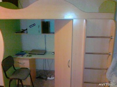 Лот: 3450805. Фото: 1. Детская кровать-чердак. Детские кровати и кроватки
