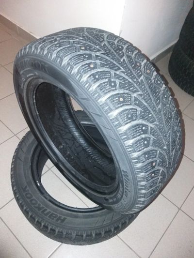 Лот: 16709062. Фото: 1. Пара зимних шин шипы Hankook Winter... Шины