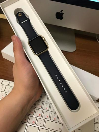 Лот: 11084097. Фото: 1. Apple Watch 42mm. Смарт-часы, фитнес-браслеты, аксессуары