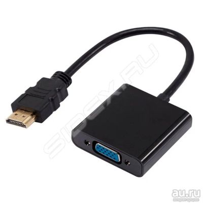 Лот: 13770266. Фото: 1. Переходник HDMI-VGA. Шлейфы, кабели, переходники