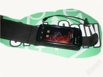 Лот: 298387. Фото: 1. nokia 5800 blue. Смартфоны