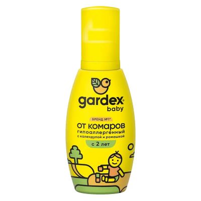 Лот: 23731138. Фото: 1. Gardex baby Спрей от комаров гипоаллергенный... Лекарства