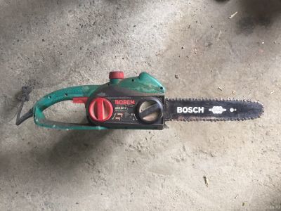 Лот: 13394371. Фото: 1. Пила цепная электрическая bosch... Электроинструмент