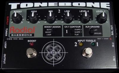 Лот: 3589923. Фото: 1. Radial Tonebone Bassbone. Гитарные эффекты и комбоусилители