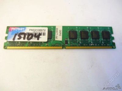 Лот: 2607271. Фото: 1. DDR2 Patriot PSD21G6672 2планки... Оперативная память