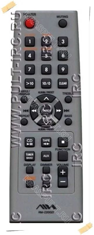 Лот: 15907824. Фото: 1. Пульт AIWA RM-Z20027. Пульты ДУ