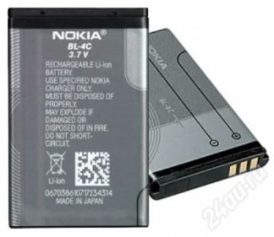 Лот: 695462. Фото: 1. Новая батарея BL-4C для Nokia... Аккумуляторы