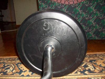 Лот: 1208024. Фото: 1. Штанга (Гриф+ Блины). Штанги, блины