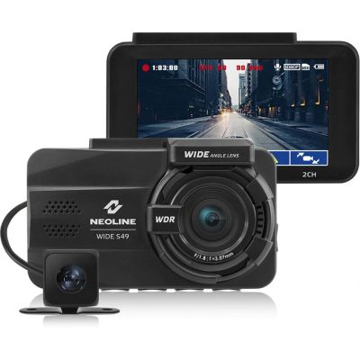Лот: 12156932. Фото: 1. Neoline Wide S49 Dual Full HD... Видеорегистраторы,  радар-детекторы, системы парковки