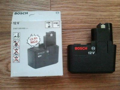 Лот: 4782695. Фото: 1. Аккумулятор bosch NiCd 12v 1.5... Запчасти