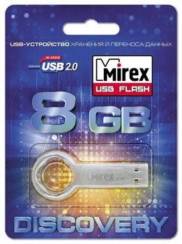 Лот: 10149181. Фото: 1. 8GB USB Flash, MIREX Round Key... USB-флеш карты