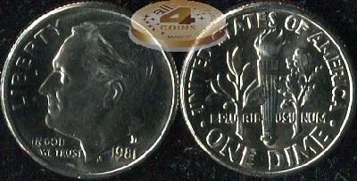 Лот: 3597397. Фото: 1. 1 DIME (10 центов) США. Америка