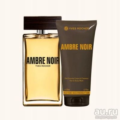 Лот: 18260459. Фото: 1. Ив Роше Набор «Ambre Noir» Амбр... Мужская парфюмерия