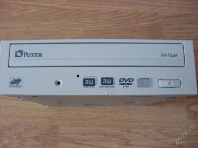 Лот: 1829638. Фото: 1. Plextor DVD-RW PX-755A неисправный. Приводы CD, DVD, BR, FDD