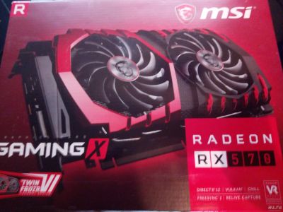 Лот: 17589962. Фото: 1. Видеокарта MSI Radeon RX 570. Видеокарты