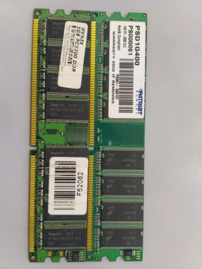 Лот: 8969852. Фото: 1. DDR1 1Gb PC3200 400Mhz чипы Hynix. Оперативная память