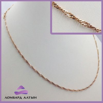 Лот: 8579230. Фото: 1. Золотая цепь 585 пробы. Вес 2... Цепочки
