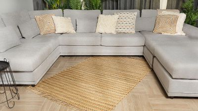 Лот: 25715581. Фото: 1. Ковер Askona Home Jute, цвет натуральный... Ковры