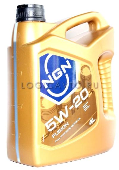 Лот: 4682352. Фото: 1. NGN Fusion, 5W-20, SM/CF, 4L. Масла, жидкости