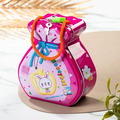 Лот: 24845232. Фото: 1. Копилка Moneybag, 15х6 см, металл... Копилки