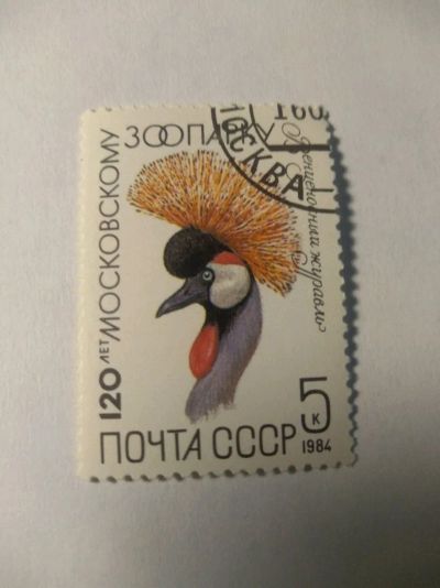 Лот: 13939193. Фото: 1. Марка ссср московский зоопарк... Марки