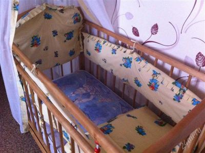 Лот: 2299685. Фото: 1. детская кровать с маятником... Детские кровати и кроватки