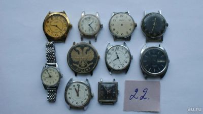 Лот: 9028557. Фото: 1. Набор из часов 10 шт. № 22. Ремешки, браслеты