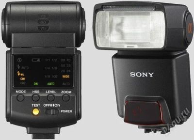 Лот: 2892033. Фото: 1. SONY hvl f 42 am, Вспышка в отличном... Вспышки, осветители, рассеиватели